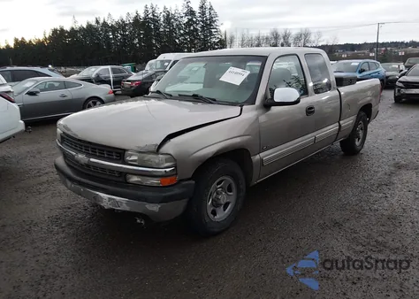 1999 Chevrolet Silverado 1500 Ls из США, поврежденный, VIN 2GCEC19V2X1121922